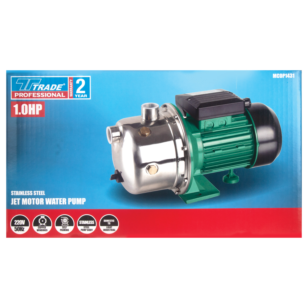 WATER PUMP 1.0HP SS JET MOTOR - Image 2