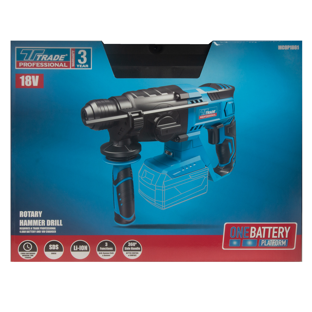 18 VOLT ROTARY DRILL SKIN ONLY - Image 3