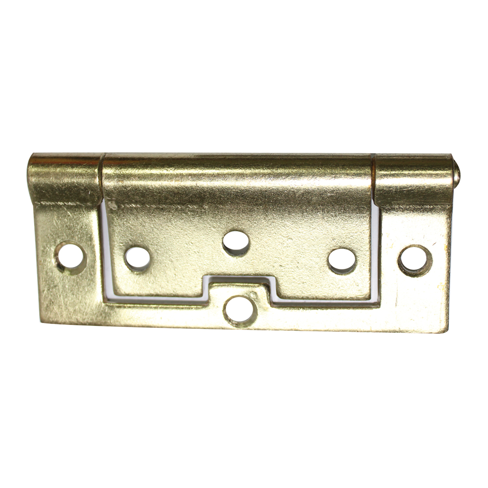 FLUSH HINGE BRASS PLATED 50MM