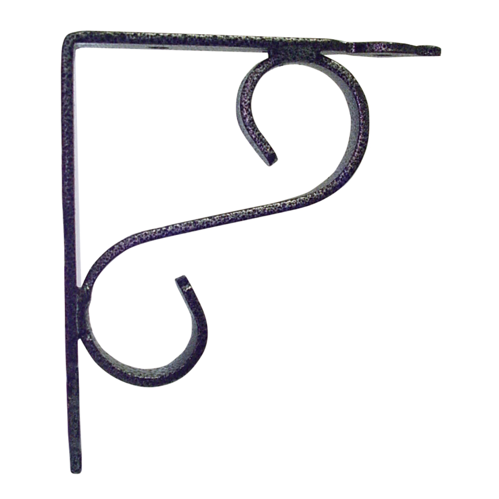 TUSCANY SCROLL SHELF BRACKET SILVERVEIN 140 X 160MM