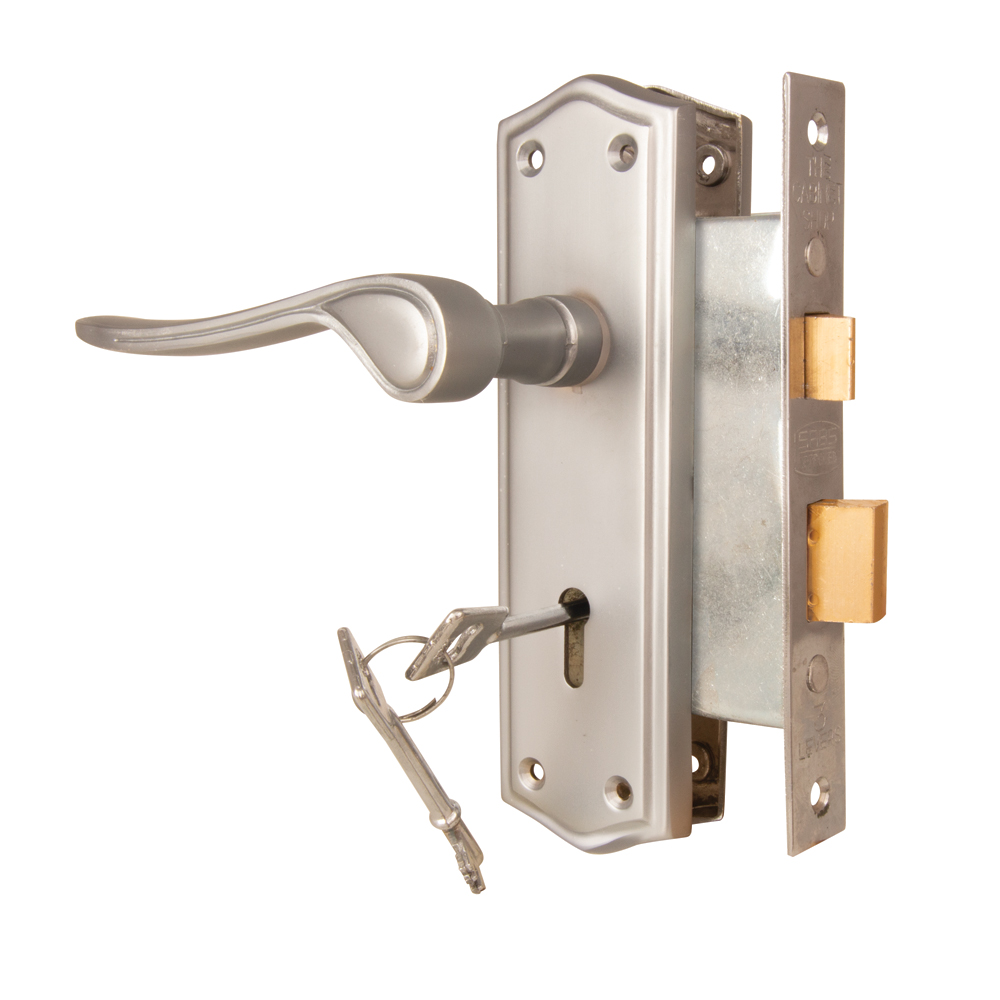 MAC1001 + 3L LOCKSET SATIN CHROME 150MM