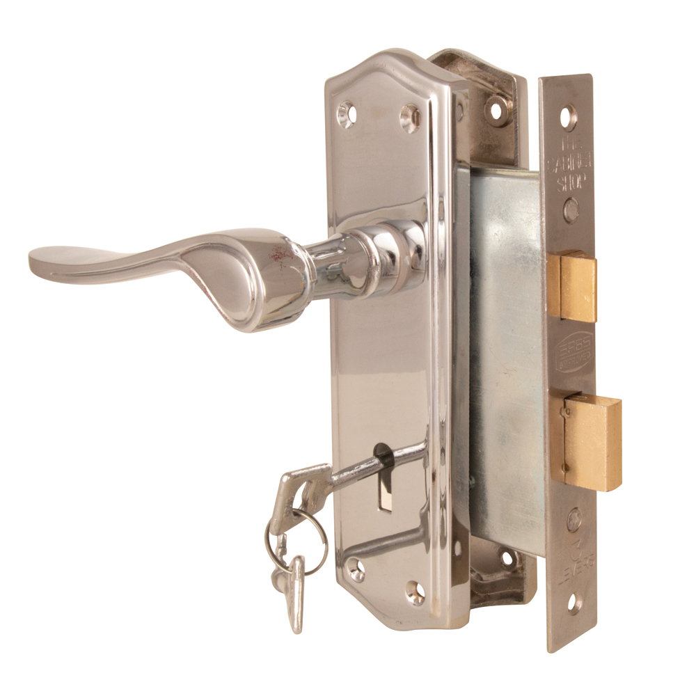 MAC1001 + 3L LOCKSET CHROME PLATED 150MM