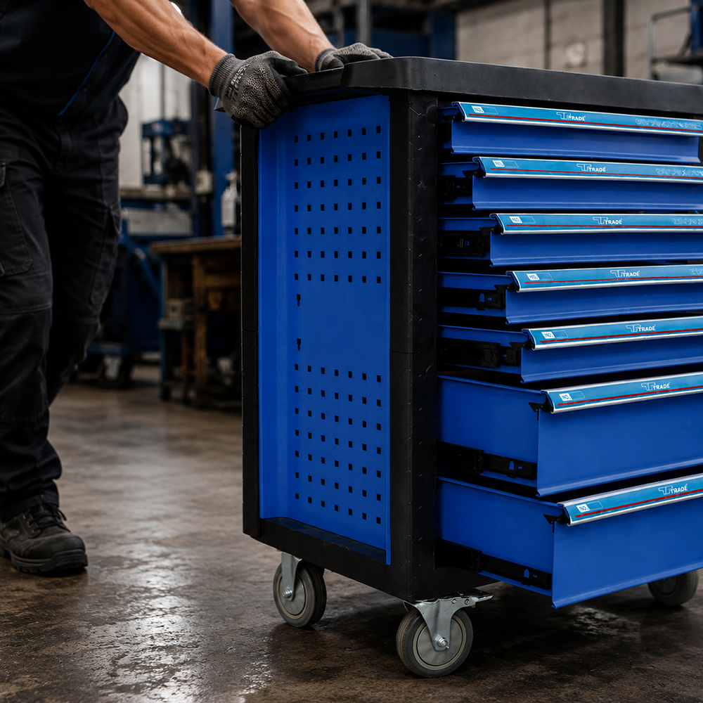 Tool Trolley 7 Drawer Cabinet Only - Image 8
