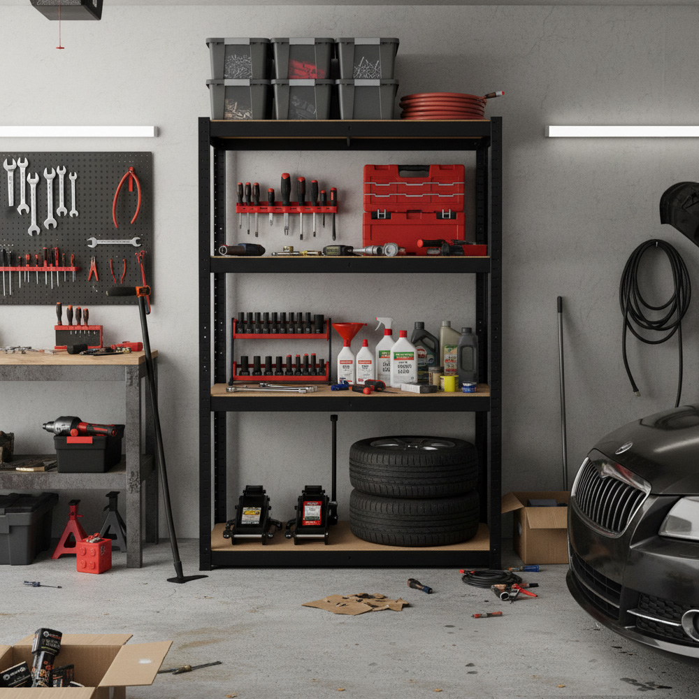 4 TIER STAND BLACK - Image 4