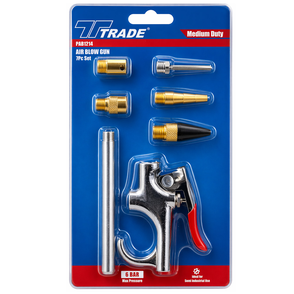 AIR BLOW GUN SET 7PCE - Image 3