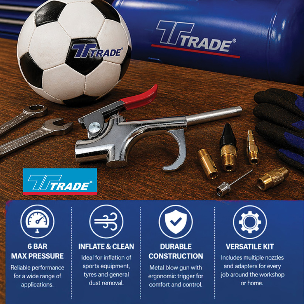 AIR BLOW GUN SET 7PCE - Image 4
