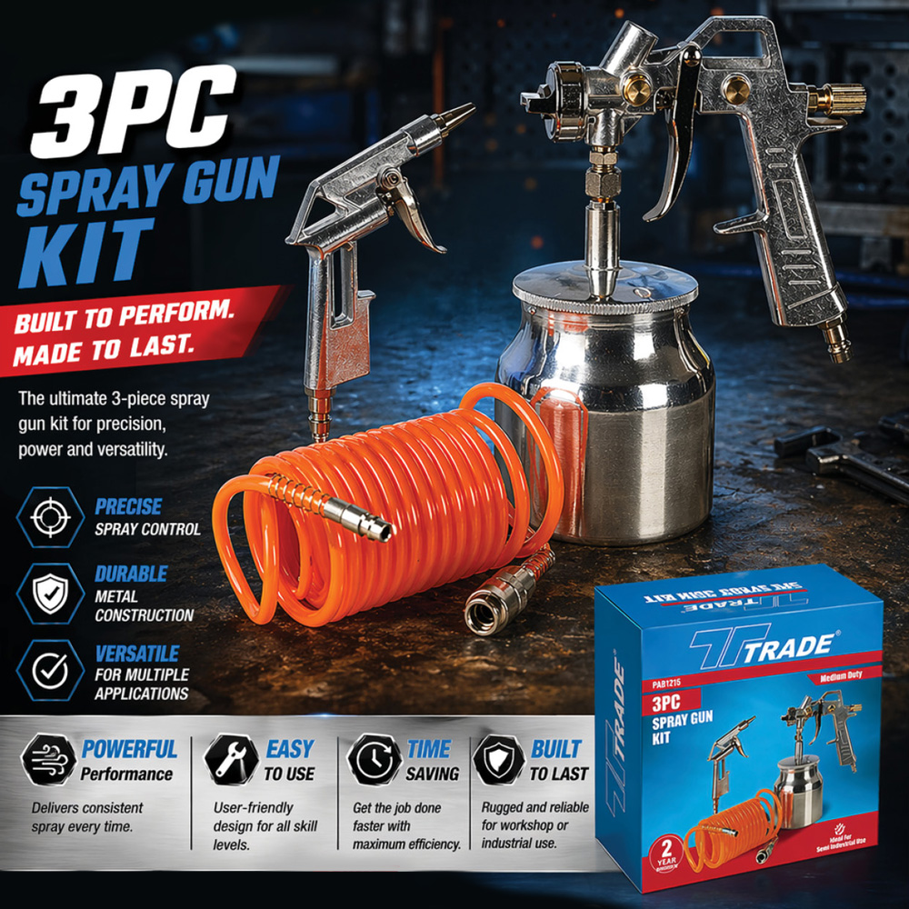 SPRAY GUN KIT 3PCE - Image 4