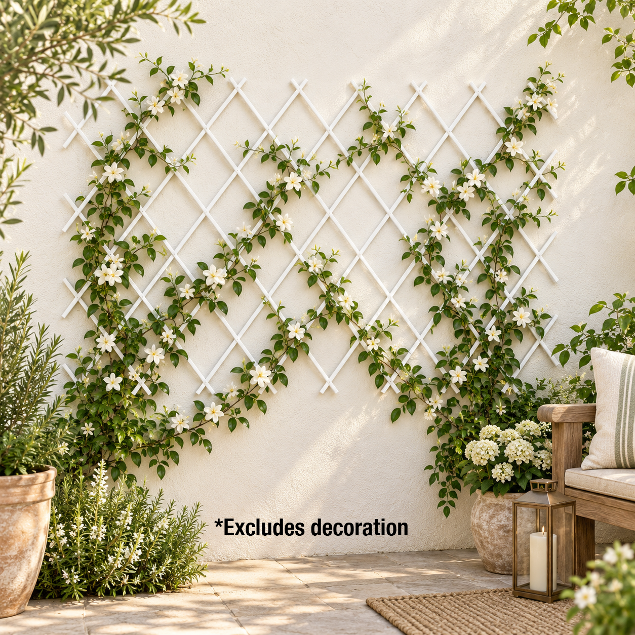 Trellis Expanding 100x400 White - Image 4