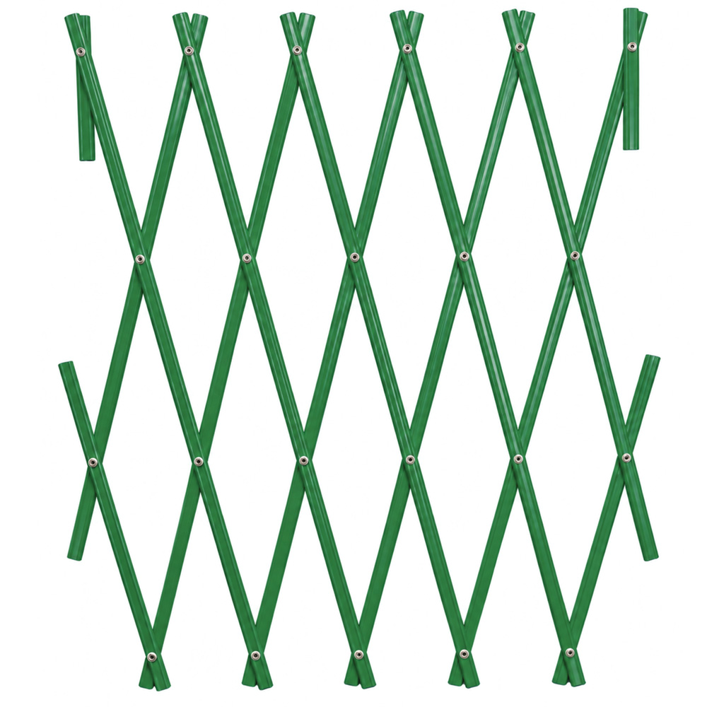 PVC Trellis Expanding 50x150Cm Green